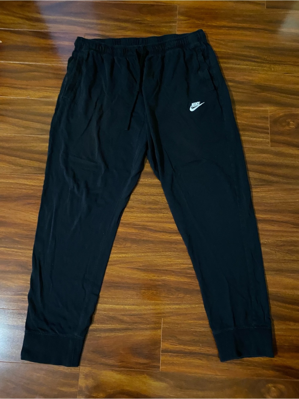 Nike Black Men's Athletic Cotton Joggers Sweatpants Plus XXL